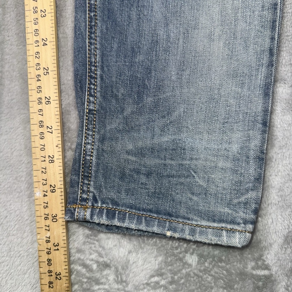 Diesel Jeans Tepphar Slim Carrot Fit Men's 31x30 Button Fly Blue Distressed - Picture 7 of 16